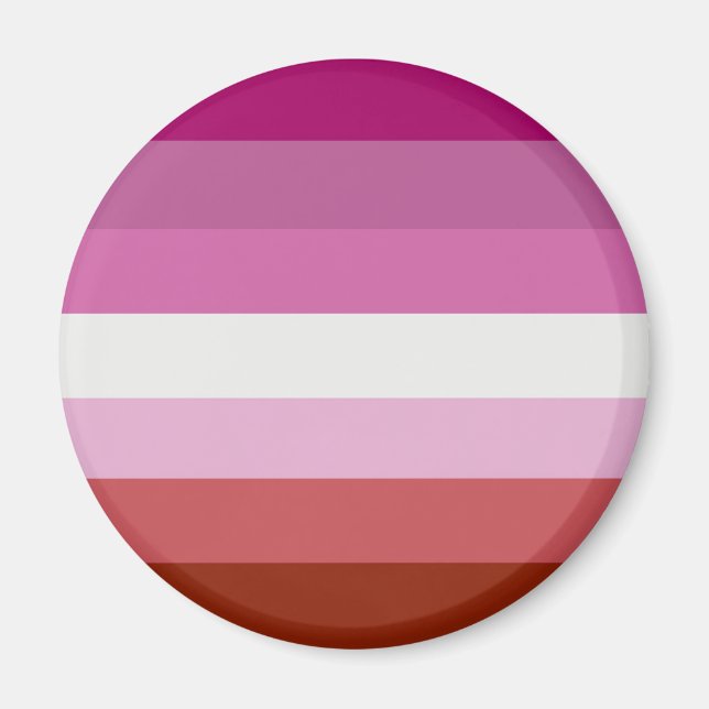 Lesbian Pride Flag Magnet (Front)