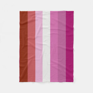 Lesbian Pride Flag (Origin) Fleece Blanket