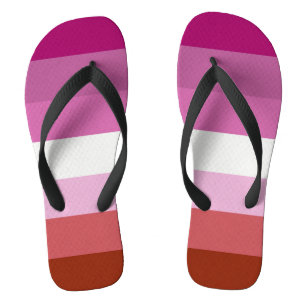Lesbian Pride Flag (Origin) Jandals