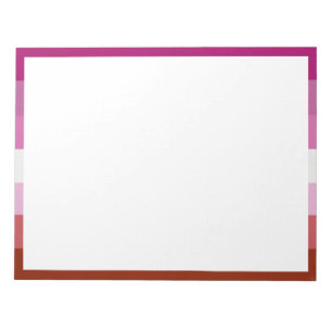 Lesbian Pride Flag (Origin) Notepad