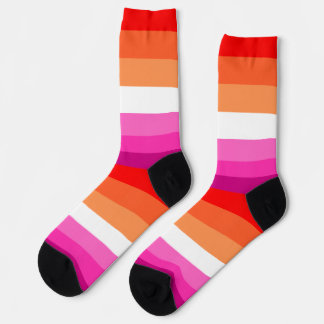 Lesbian PRIDE Flag Socks