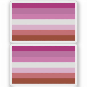 Lesbian Pride Flag Stripes