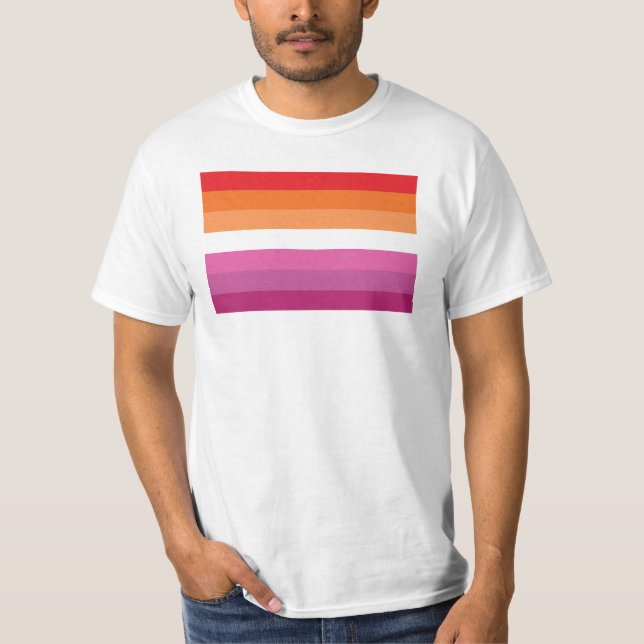 Lesbian Pride Flag T-Shirt (Front)