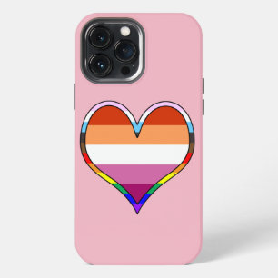 Lesbian Pride Heart Case-Mate iPhone Case