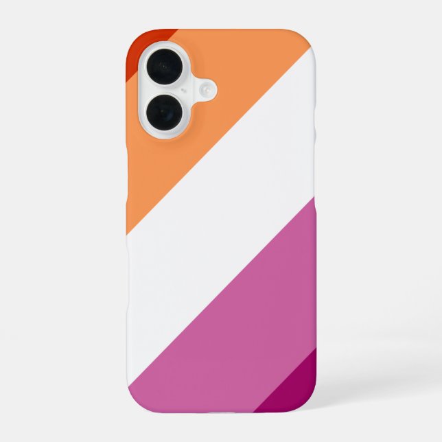 Lesbian Pride iPhone 16 Case (Back)