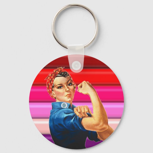 Lesbian Pride Key Ring (Front)
