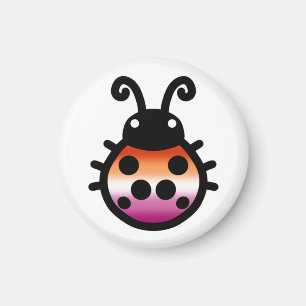 Lesbian Pride Ladybug Magnet