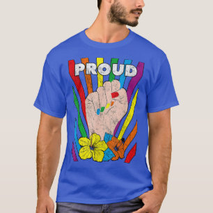 Lesbian Pride Lgbt Proud Fist Gay Biseual Women 35 T-Shirt