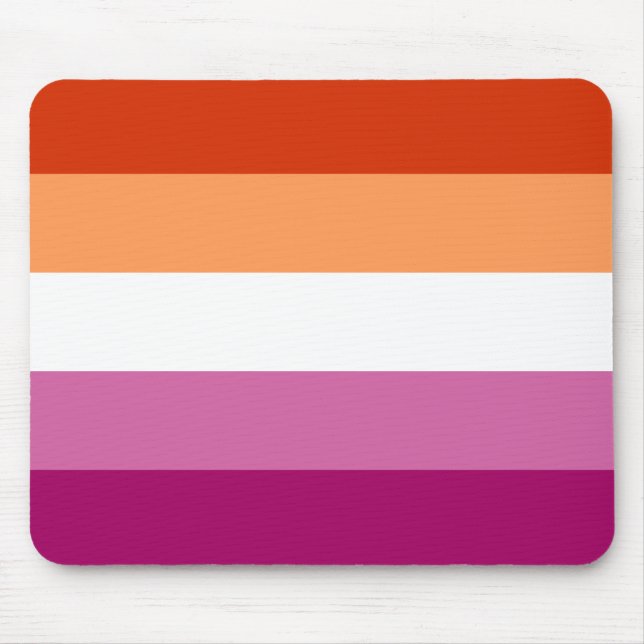 Lesbian Pride Mouse Pad (Front)