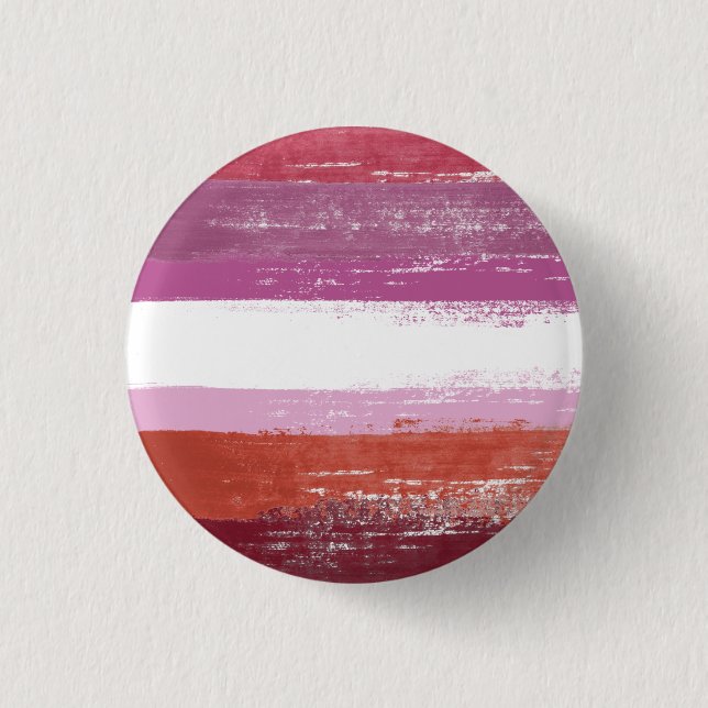 Lesbian Pride Paint 3 Cm Round Badge (Front)