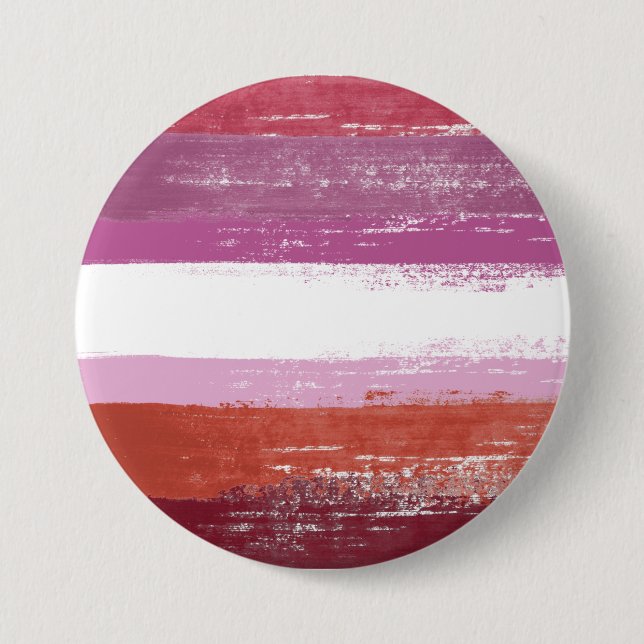 Lesbian Pride Paint 7.5 Cm Round Badge (Front)