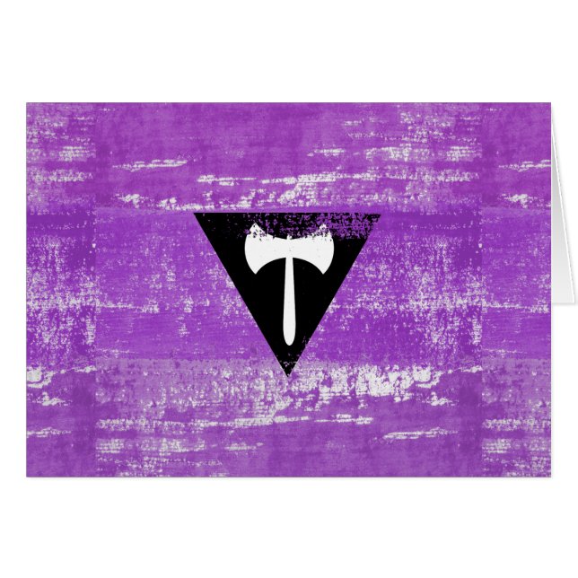 Lesbian Pride Paint (Labrys) (Front Horizontal)