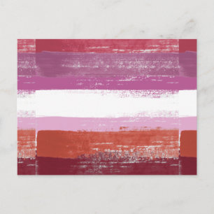 Lesbian Pride Paint Postcard