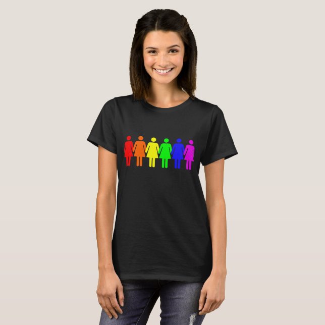 Lesbian Pride T-Shirt (Front Full)