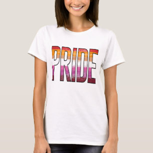 Lesbian Pride Word T-Shirt