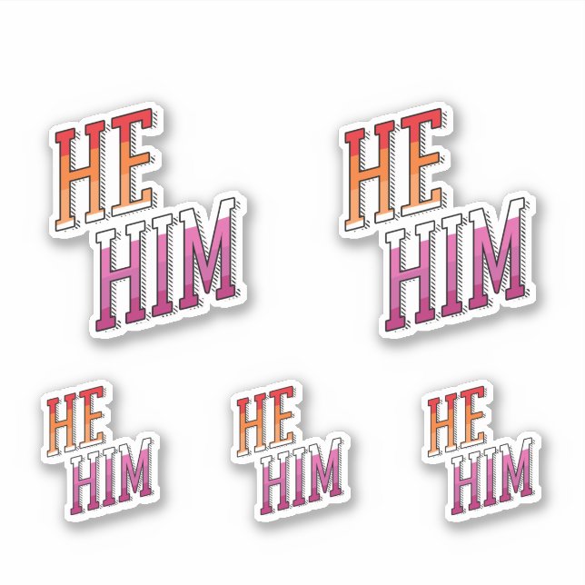 Lesbian Pronouns He Him (Front)