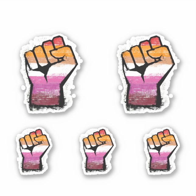 Lesbian Protest Fist (Front)