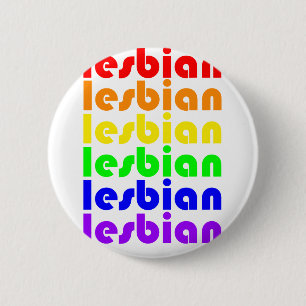 Lesbian Rainbow 6 Cm Round Badge