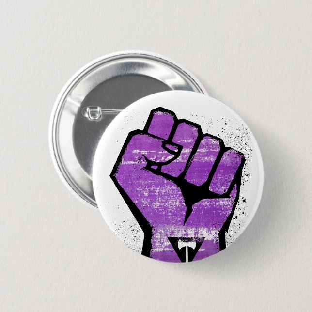 Lesbian Resistance 6 Cm Round Badge (Front & Back)