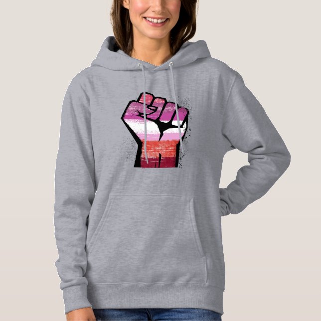 Lesbian Resistance Hoodie (Front)