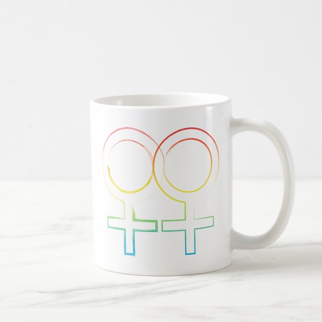 lesbian symbol coffee mug (Right)