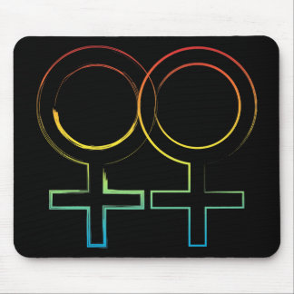 lesbian symbol mouse pad