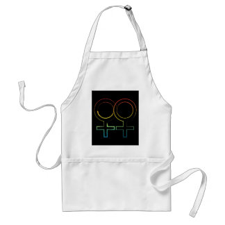 lesbian symbol standard apron