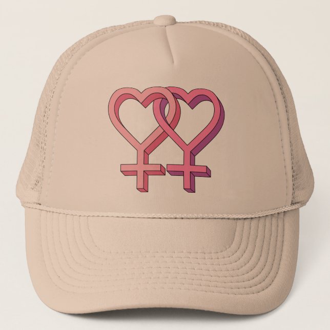 lesbian trucker hat (Front)