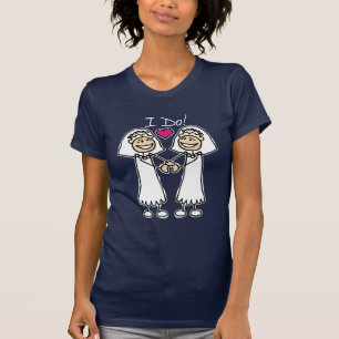 Lesbian Wedding Brides T-shirt