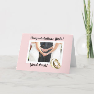Lesbian Wedding card