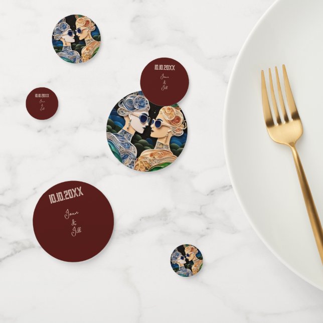 Lesbian Wedding Confetti (Group)