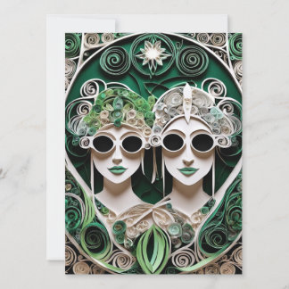 Lesbian Wedding Invitation
