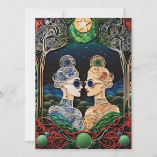 Lesbian Wedding Invitation