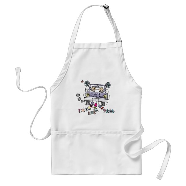 Lesbian Wedding Just Married Standard Apron (Front)