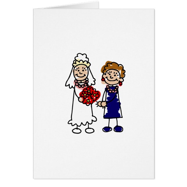 Lesbian Wedding One Bride (Front)