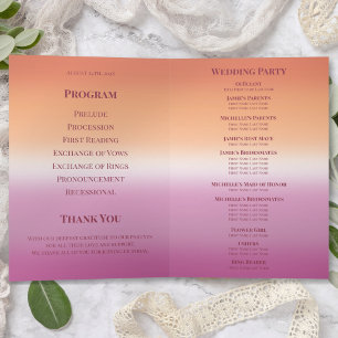 Lesbian Wedding Photo Pride Flag Gradient Programme