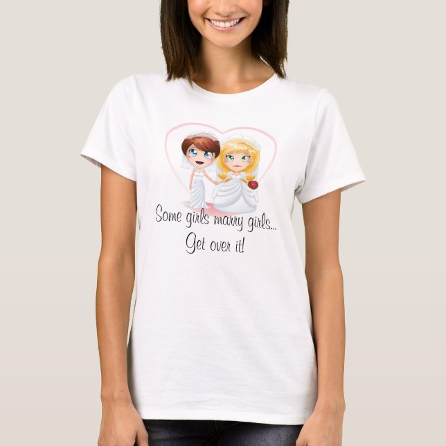 Lesbian wedding T-Shirt (Front)