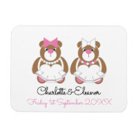 Lesbian Wedding Teddy Bear Brides gift or favor