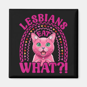 Lesbians Eat What Funny Shocked Korat Cat Pride Magnet