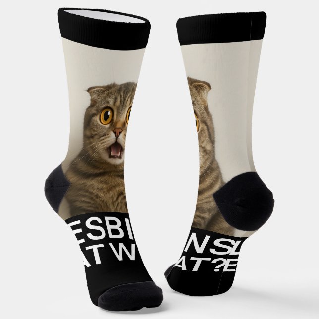 Lesbians Eat What Funny Socks (Angled)