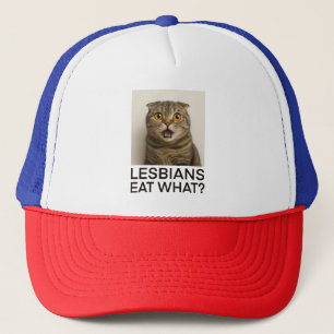 Lesbians Eat What Funny Trucker Hat