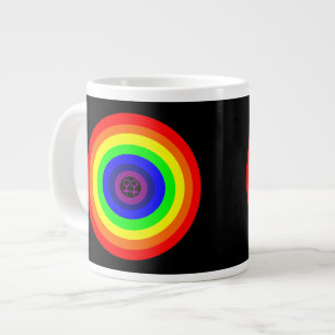 Lesbians Round Rainbow Mug