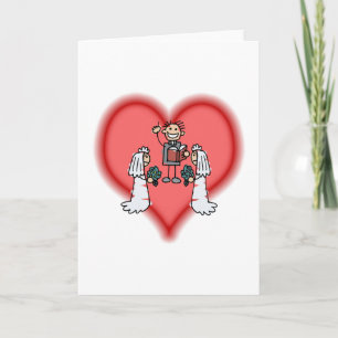 Lesbians with Preacher Card