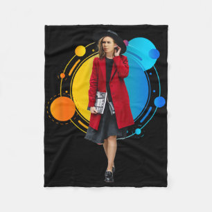 Lesia Ukrainka Fleece Blanket