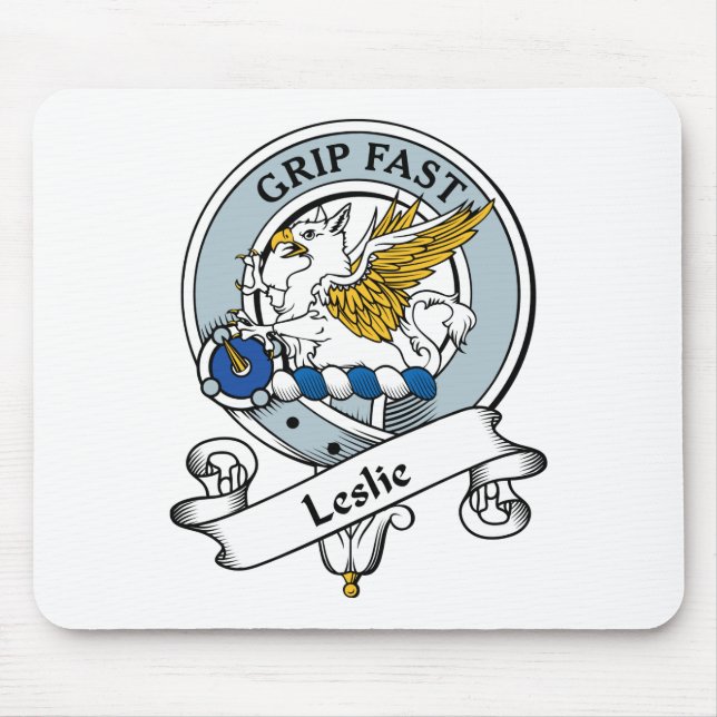 Leslie Clan Badge Mouse Pad (Front)