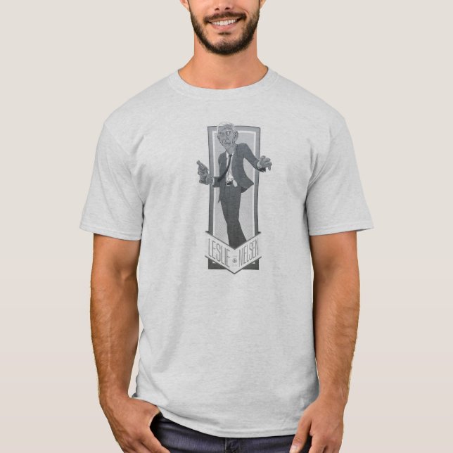 Leslie Nielsen, A Tribute T-Shirt (Front)