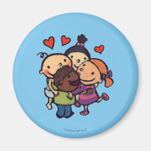 Leslie Patricelli Group Hug with Friends Magnet