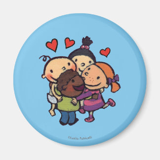 Leslie Patricelli Group Hug with Friends Magnet