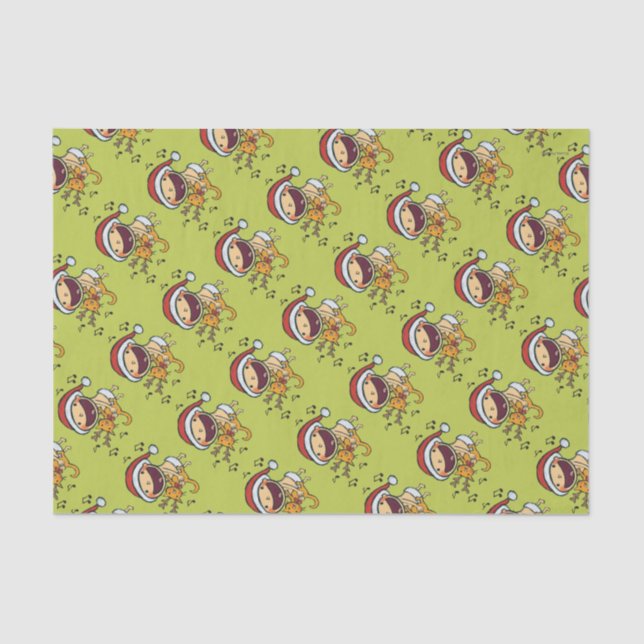 Leslie Patricelli's Fa La La Baby Tissue Paper (Front)