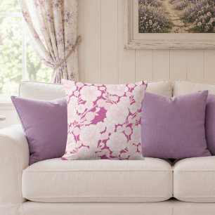 Leslie 💗 Pink Baroque Floral Cushion